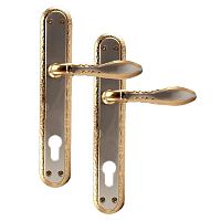 Ручки на планці OZCANLAR Zara Yale 85 сатин/золото(н)